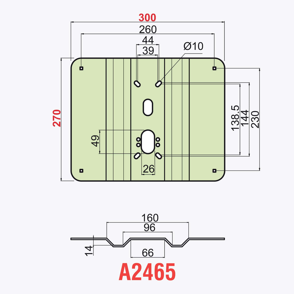 Plaque de protection anti-coupure pour balançoire de garage