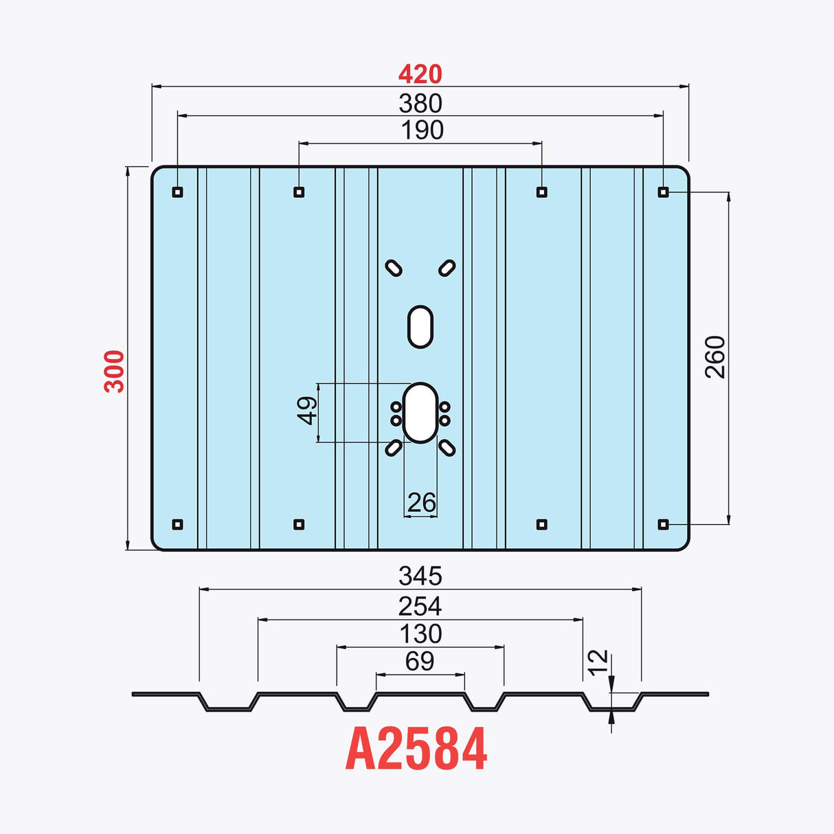 Plaque de protection anti-coupure pour balançoire de garage
