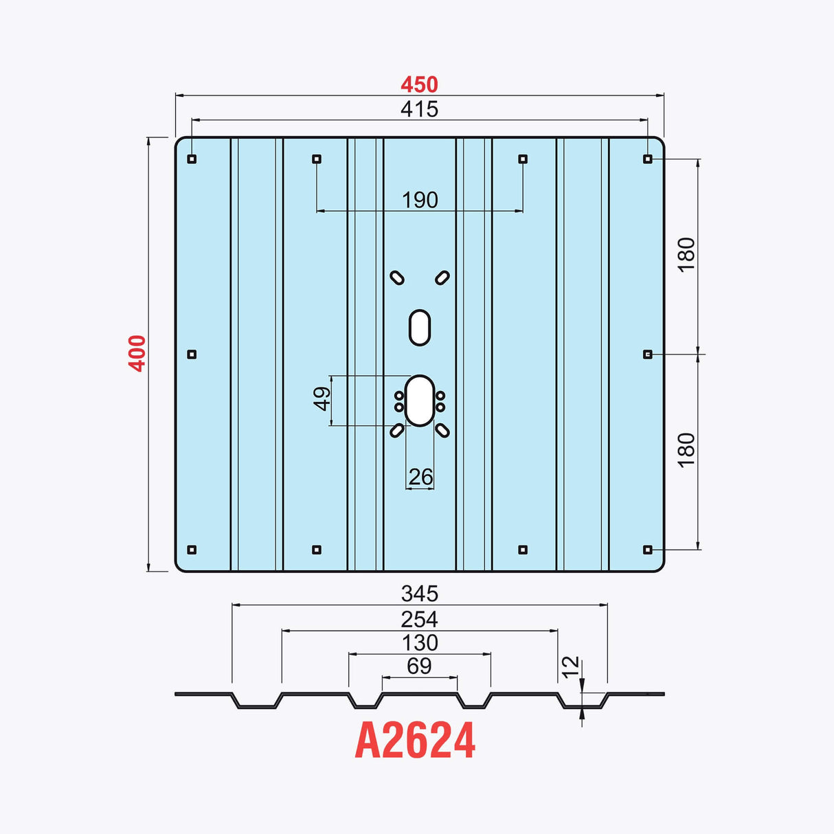 Plaque de protection anti-coupure pour balançoire de garage