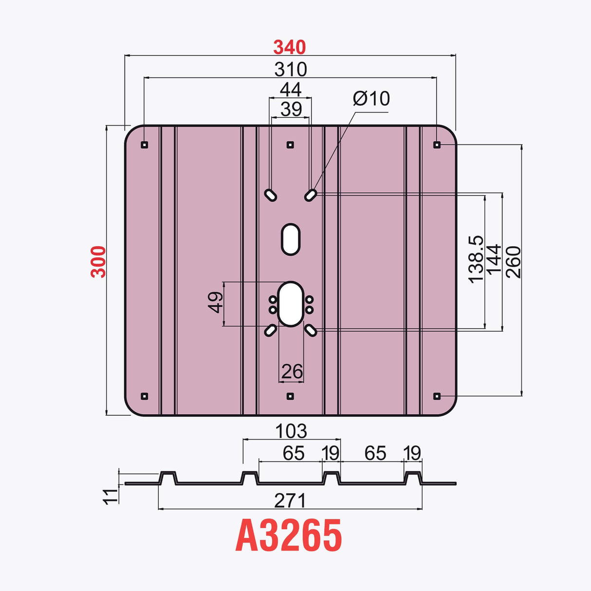 Plaque de protection anti-coupure pour balançoire de garage