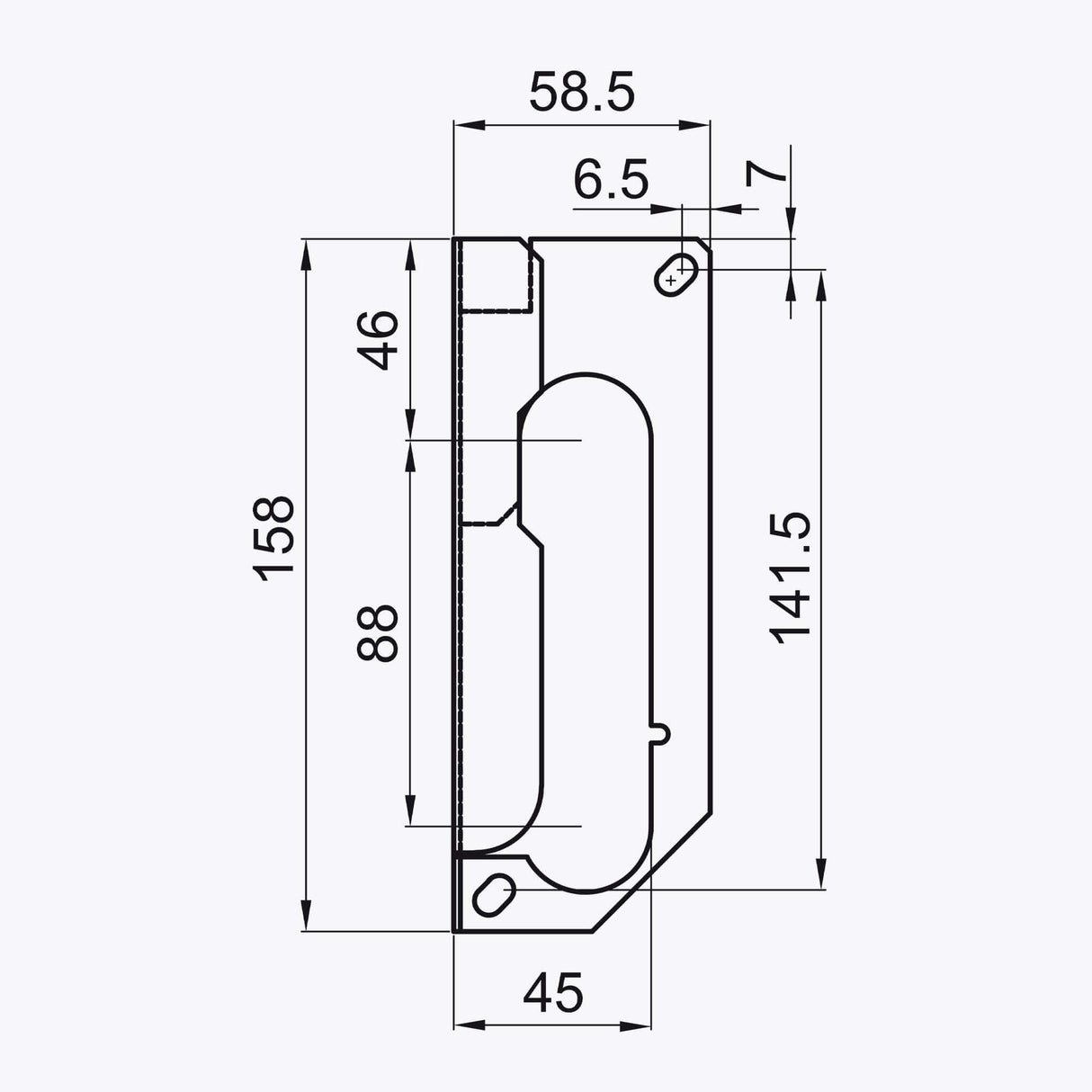 protection de serrure de garage interne PS0500