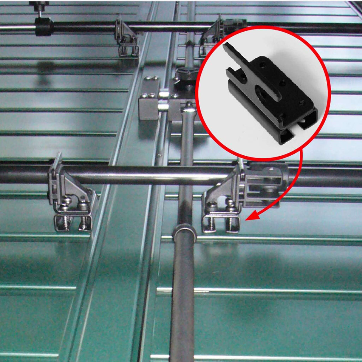 Épaisseur du crochet de barre anti-effraction