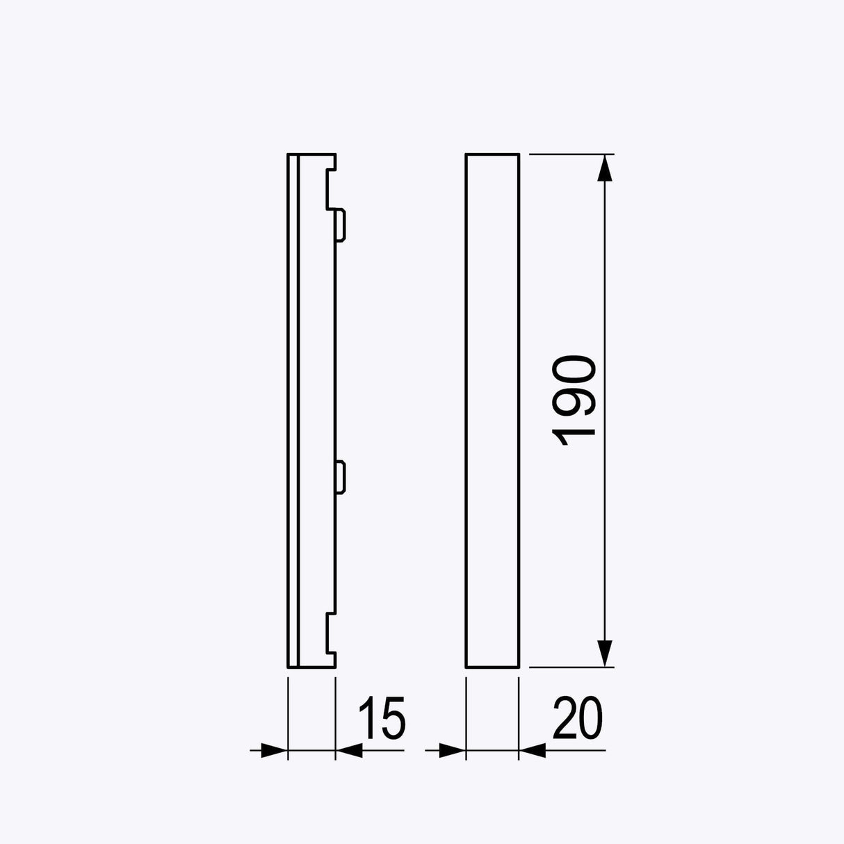 Bloc volet roulant anti-soulèvement Giblock 1 avec pêne simple