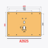 Plaque de protection anti-coupure pour balançoire de garage